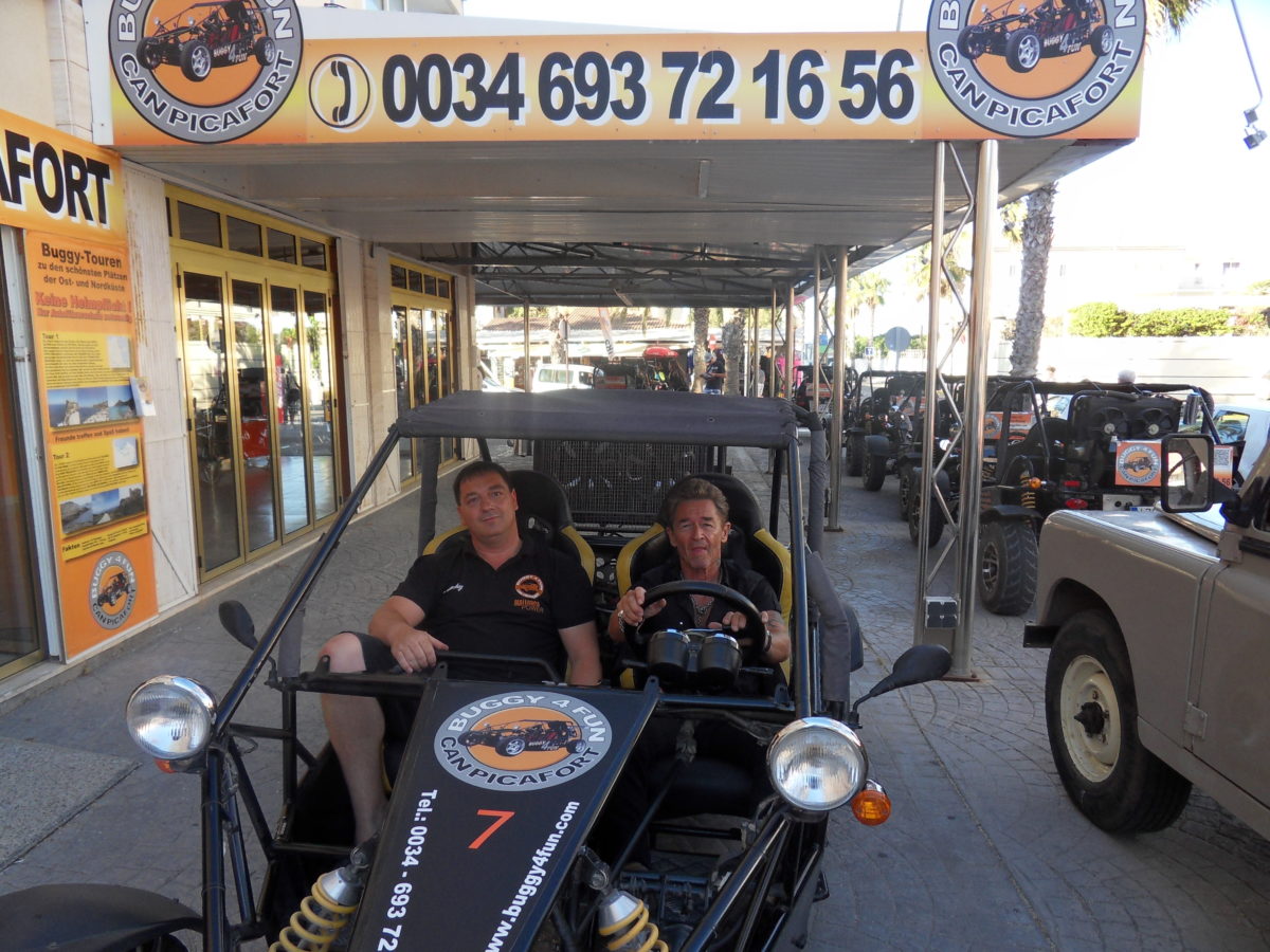 Peter Maffay bei  Buggy4Fun| Buggytour | Palya de Muro